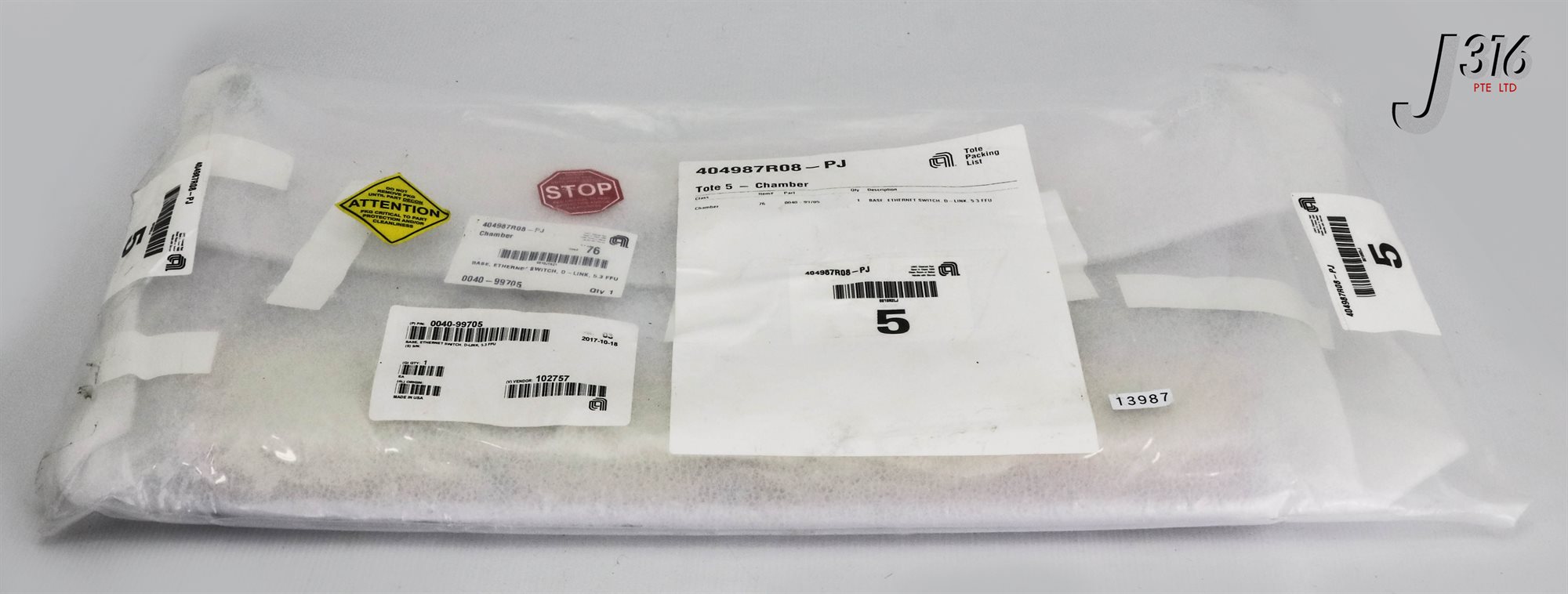 ＿＿＿＿＿_______________ 13987 APPLIED MATERIALS BASE,ETHERNET SWITCH,D-LINK,5.3FFU (NEW